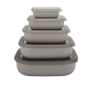 Members Mark ECO FRIENDLY 10 PC Nested Food Storage Set Recycled Gray BPA Free